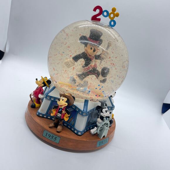 Mickey Mouse Millennium Water Globe- NIB - Picture 1 of 11